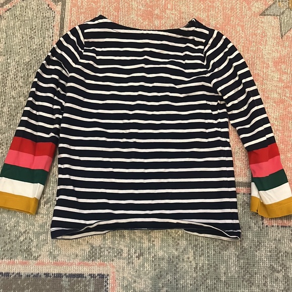 Boden Navy Striped Top - Picture 5 of 6